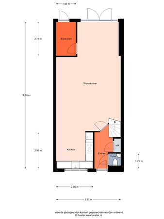 Floorplan - Landjonker 11, 3834 CL Leusden